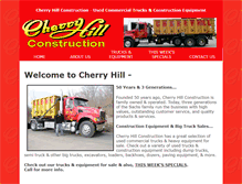 Tablet Screenshot of cherryhillequipment.com